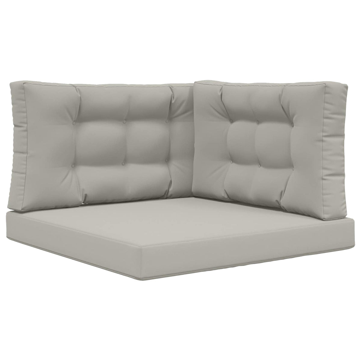 Udendørs Sofa Pude Polyester Grå 80 x 80 cm