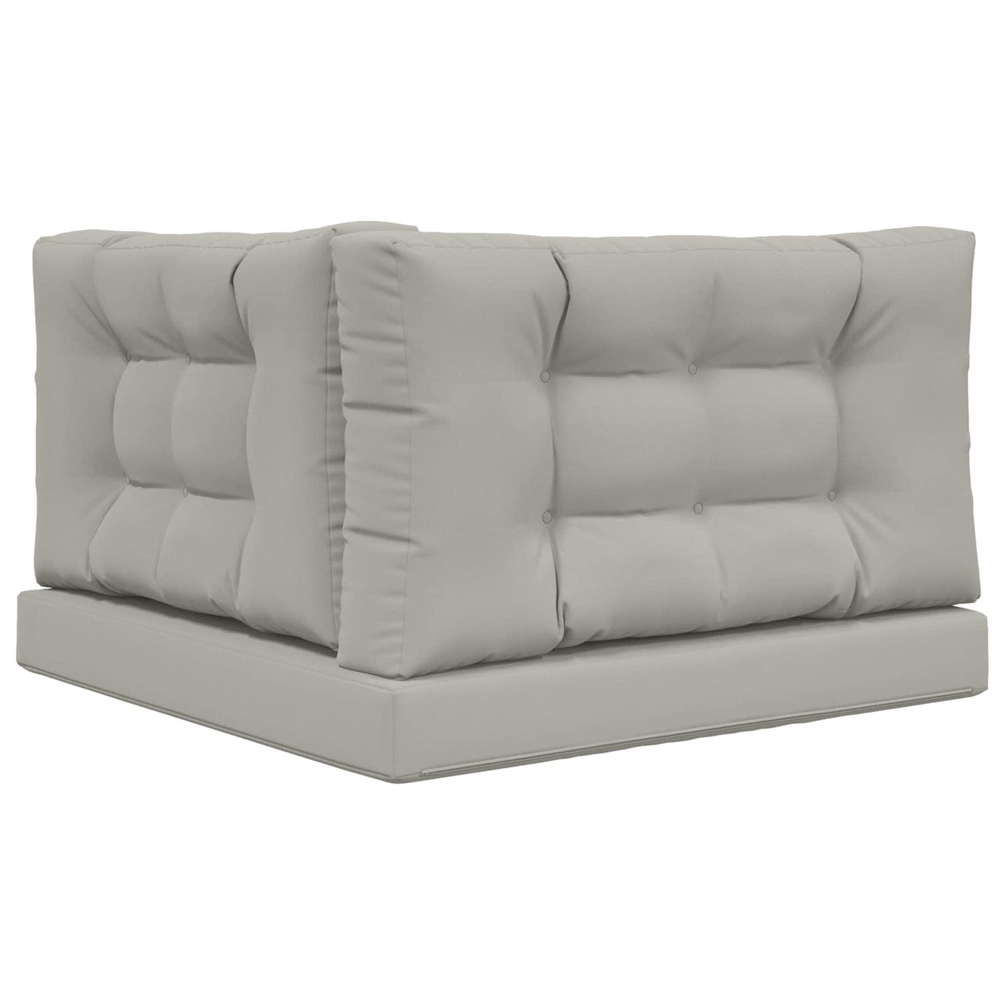 Udendørs Sofa Pude Polyester Grå 80 x 80 cm