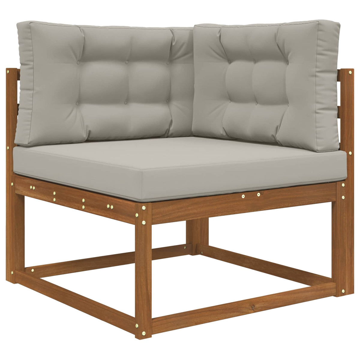 Udendørs Sofa Pude Polyester Grå 80 x 80 cm