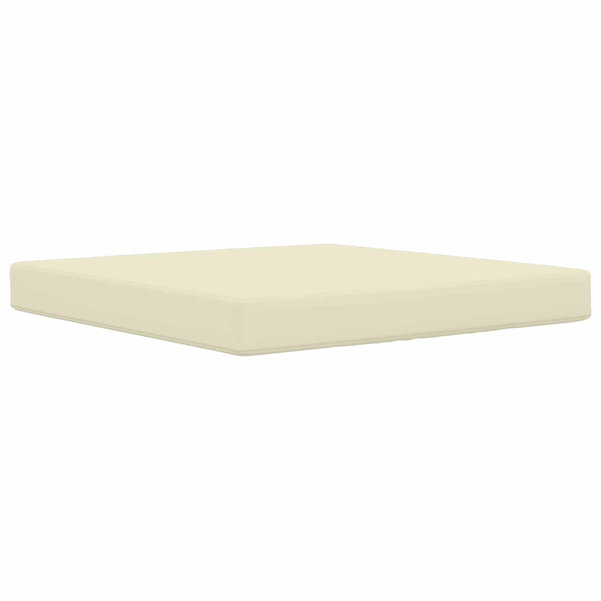 Udendørs Sofa Pude Polyester Cremefarvet 80 x 80 cm