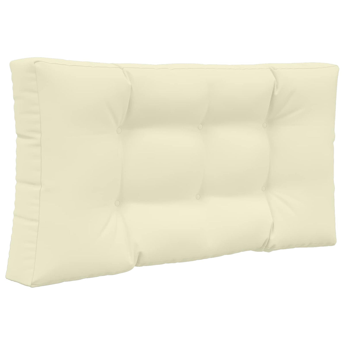 Udendørs Sofa Pude Polyester Cremefarvet 80 x 80 cm