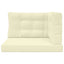 Udendørs Sofa Pude Polyester Cremefarvet 80 x 80 cm