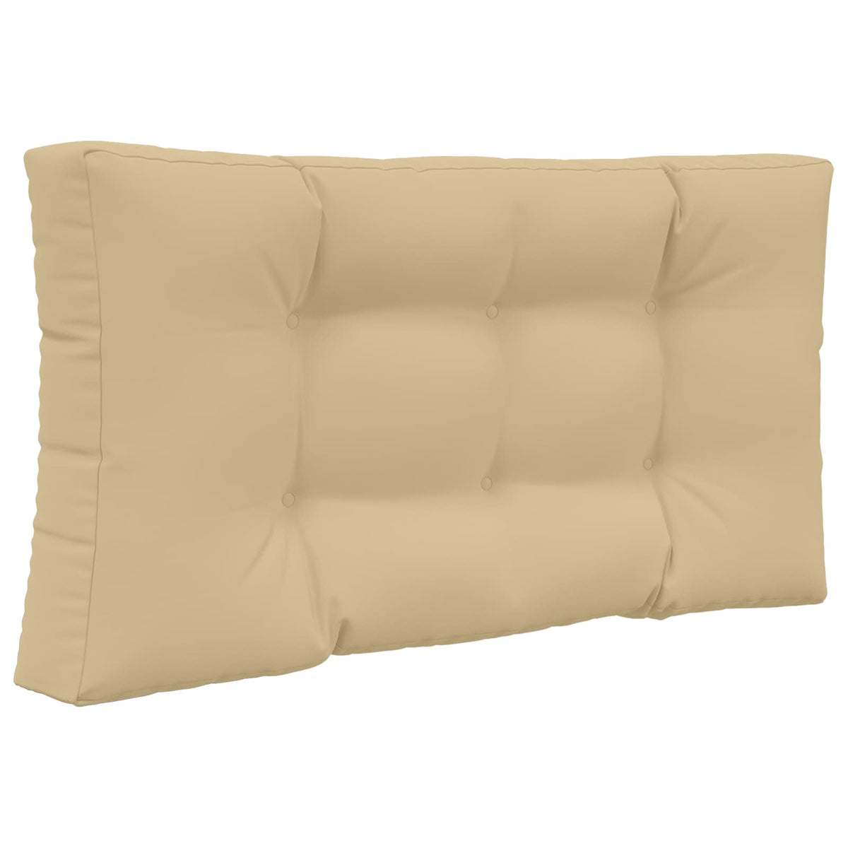 Udendørs Sofa Pude Polyester Beige 80 x 80 cm