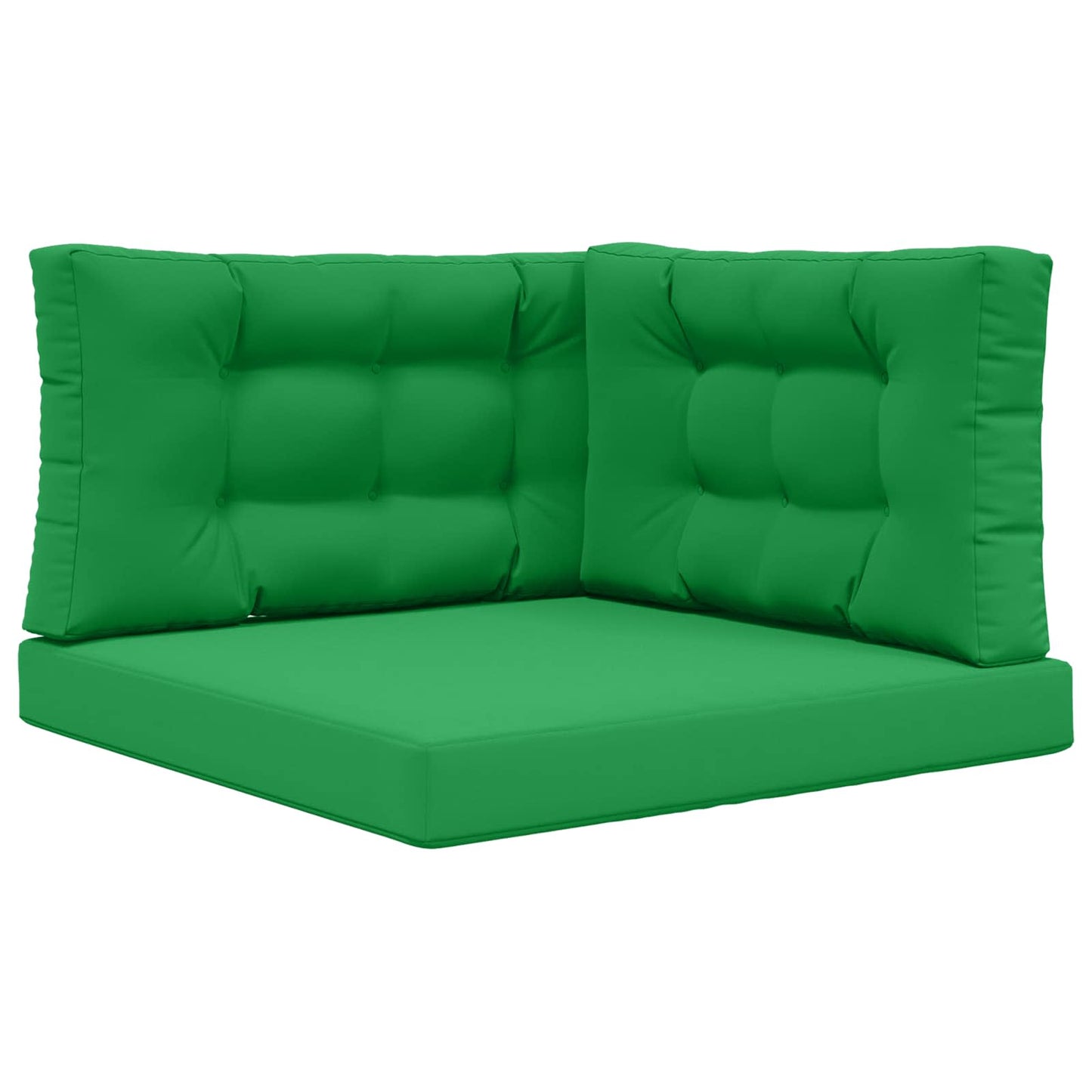 Udendørs Sofa Pude Polyester Grøn 80 x 80 cm