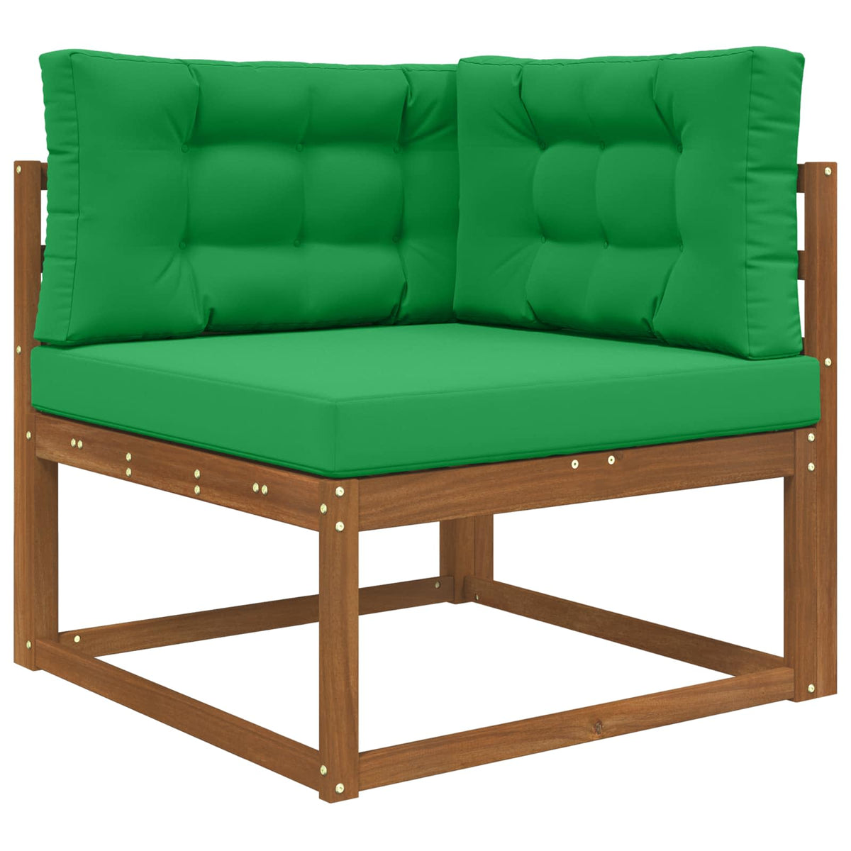 Udendørs Sofa Pude Polyester Grøn 80 x 80 cm