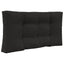 Udendørs Sofa Pude Polyester Sort 80 x 80 cm
