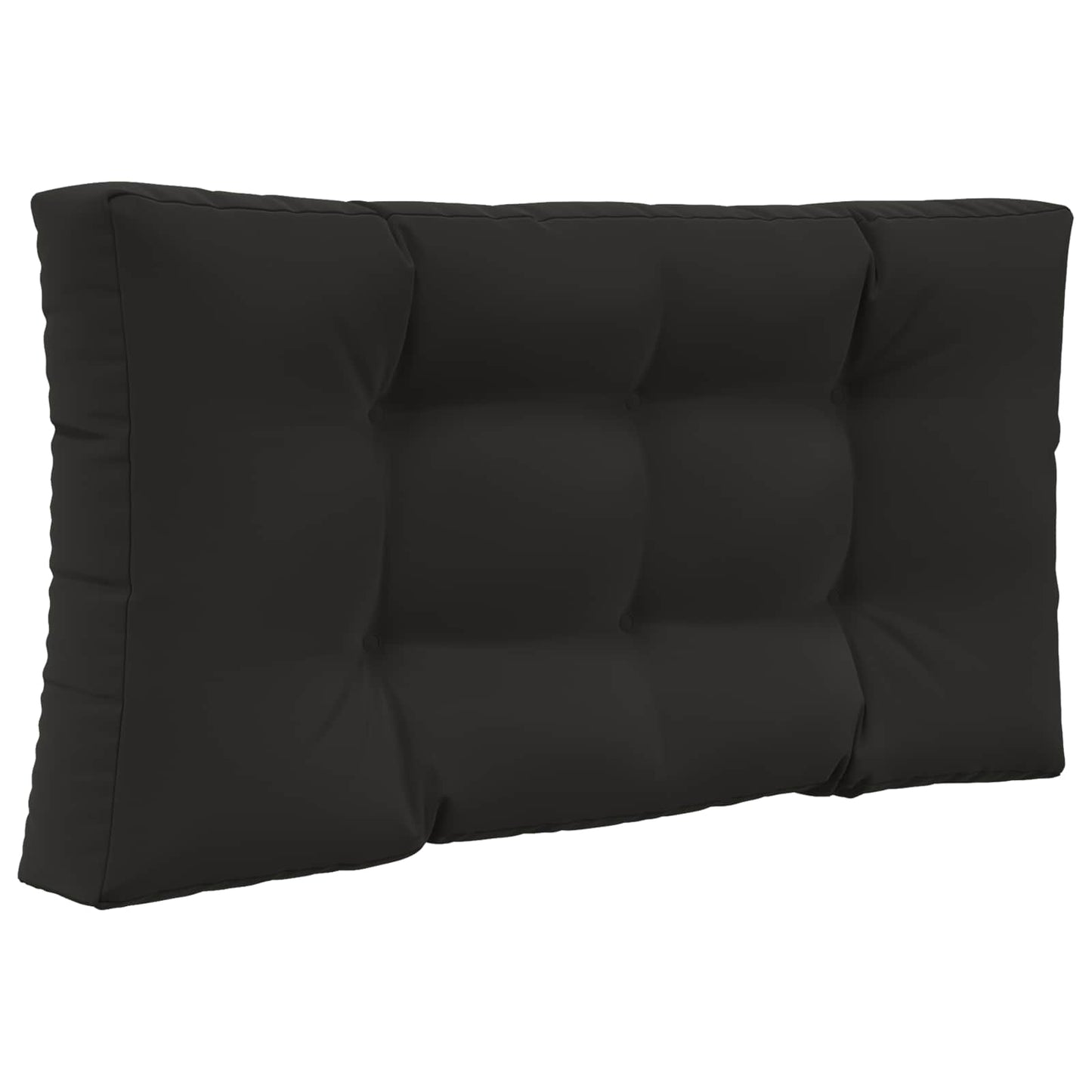 Udendørs Sofa Pude Polyester Sort 80 x 80 cm