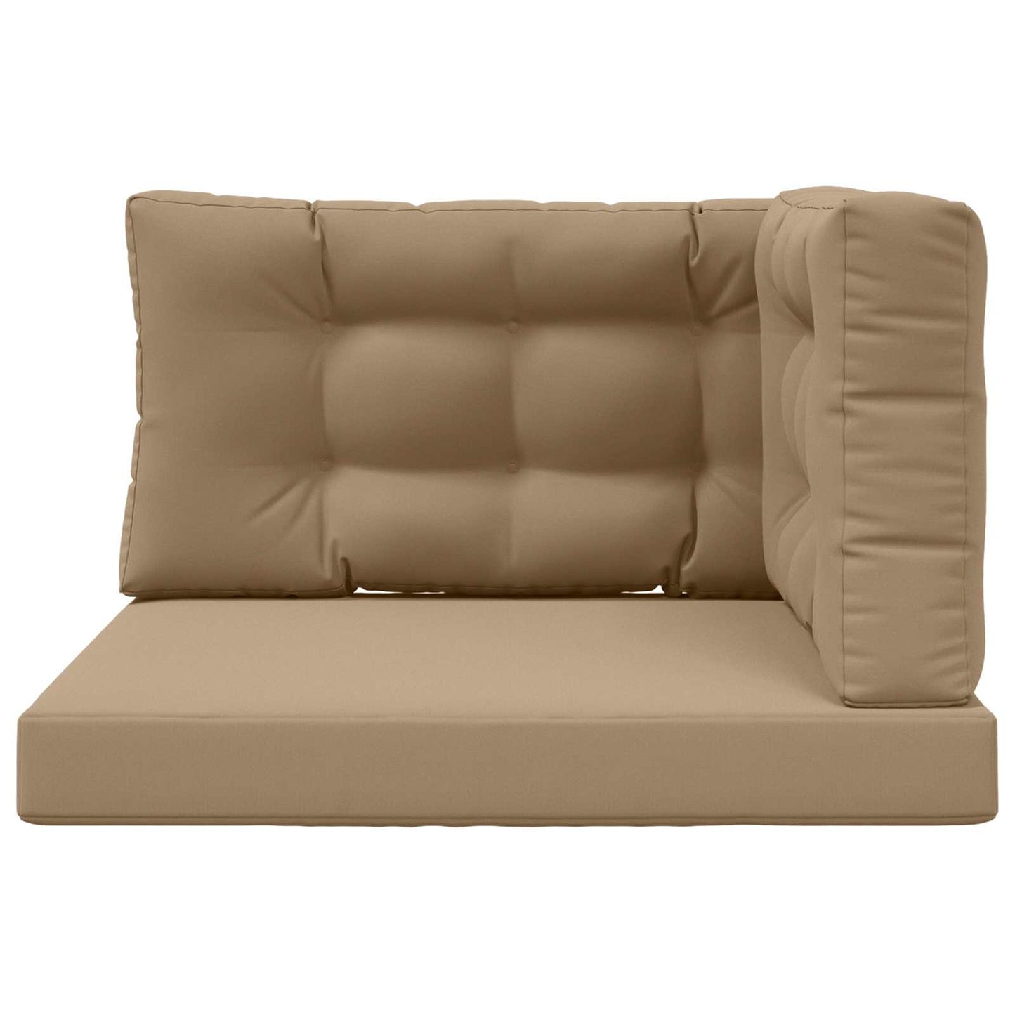 Udendørs Sofa Pude Polyester Gråbrun 80 x 80 cm
