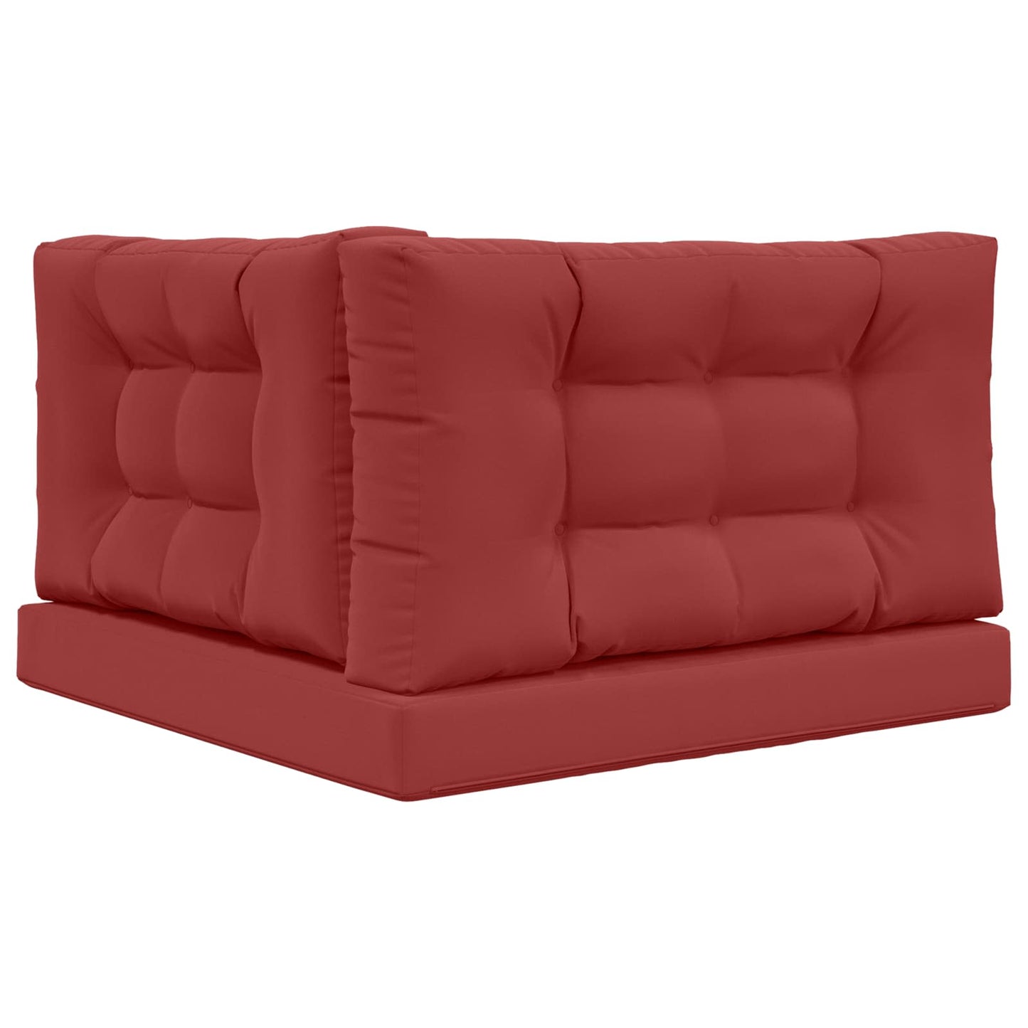 Udendørs Sofa Pude Polyester Vinrød 80 x 80 cm
