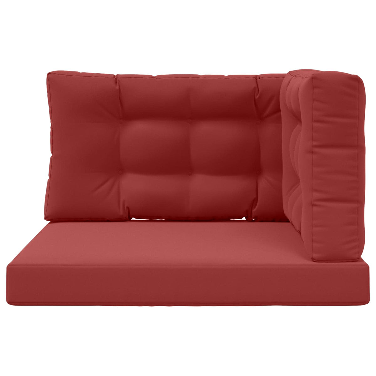 Udendørs Sofa Pude Polyester Vinrød 80 x 80 cm