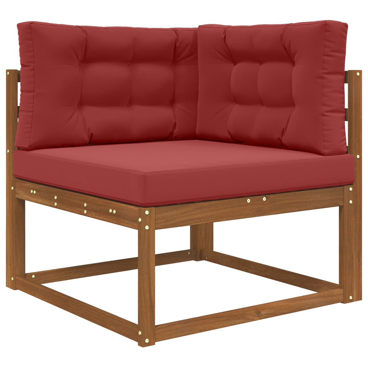 Udendørs Sofa Pude Polyester Vinrød 80 x 80 cm
