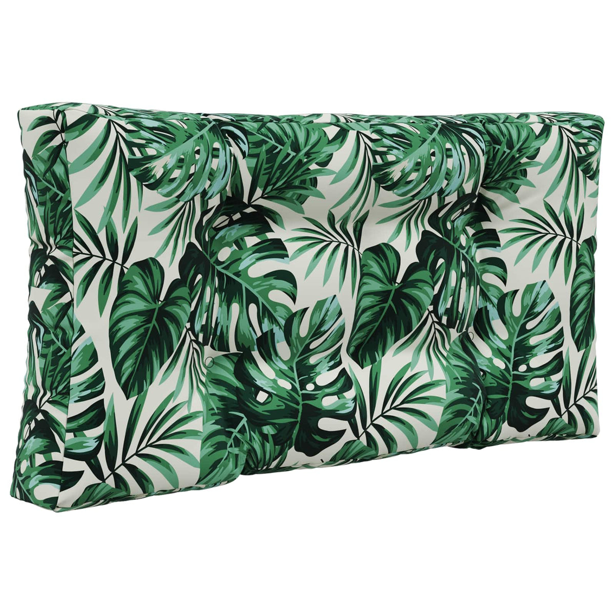 Udendørs Sofa Pude Polyester Bladmønster 80 x 80 cm Bladmønster