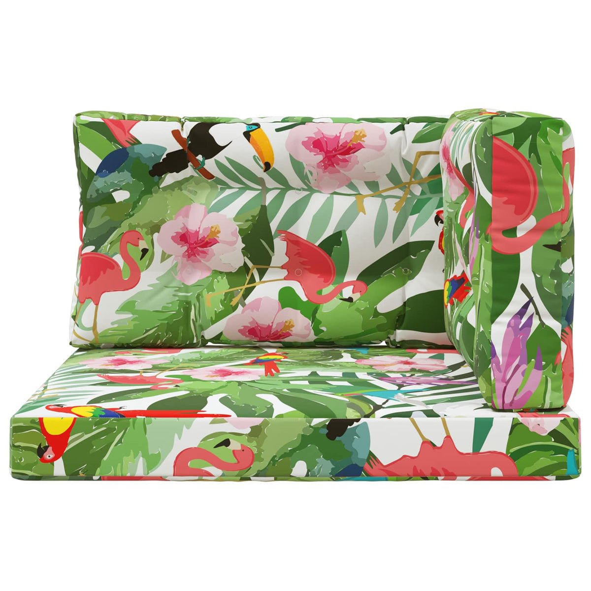 Udendørs Sofa Pude Polyester farverig 80 x 80 cm
