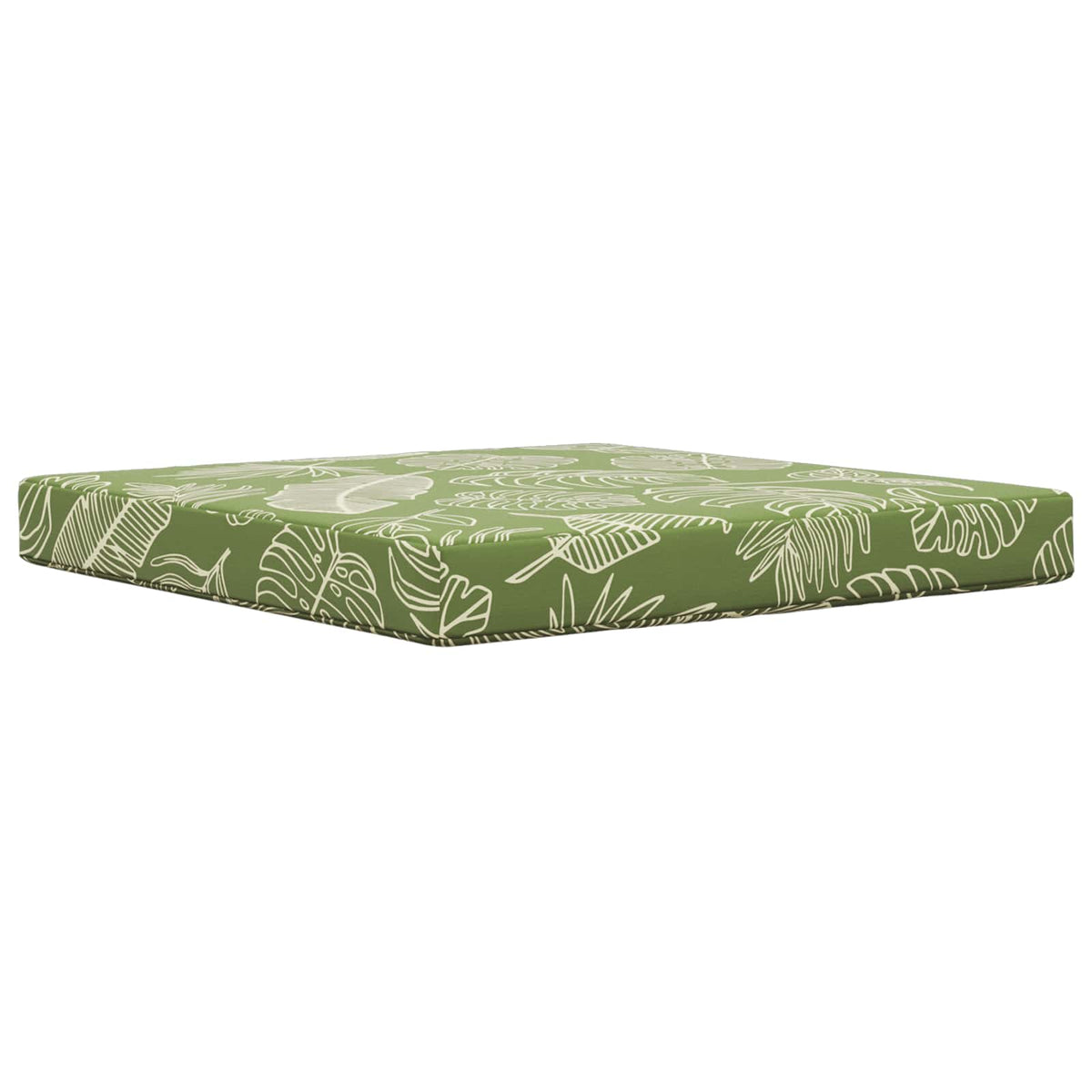 Udendørs Sofa Pude Polyester Bladdesign 80 x 80 cm Bladdesign