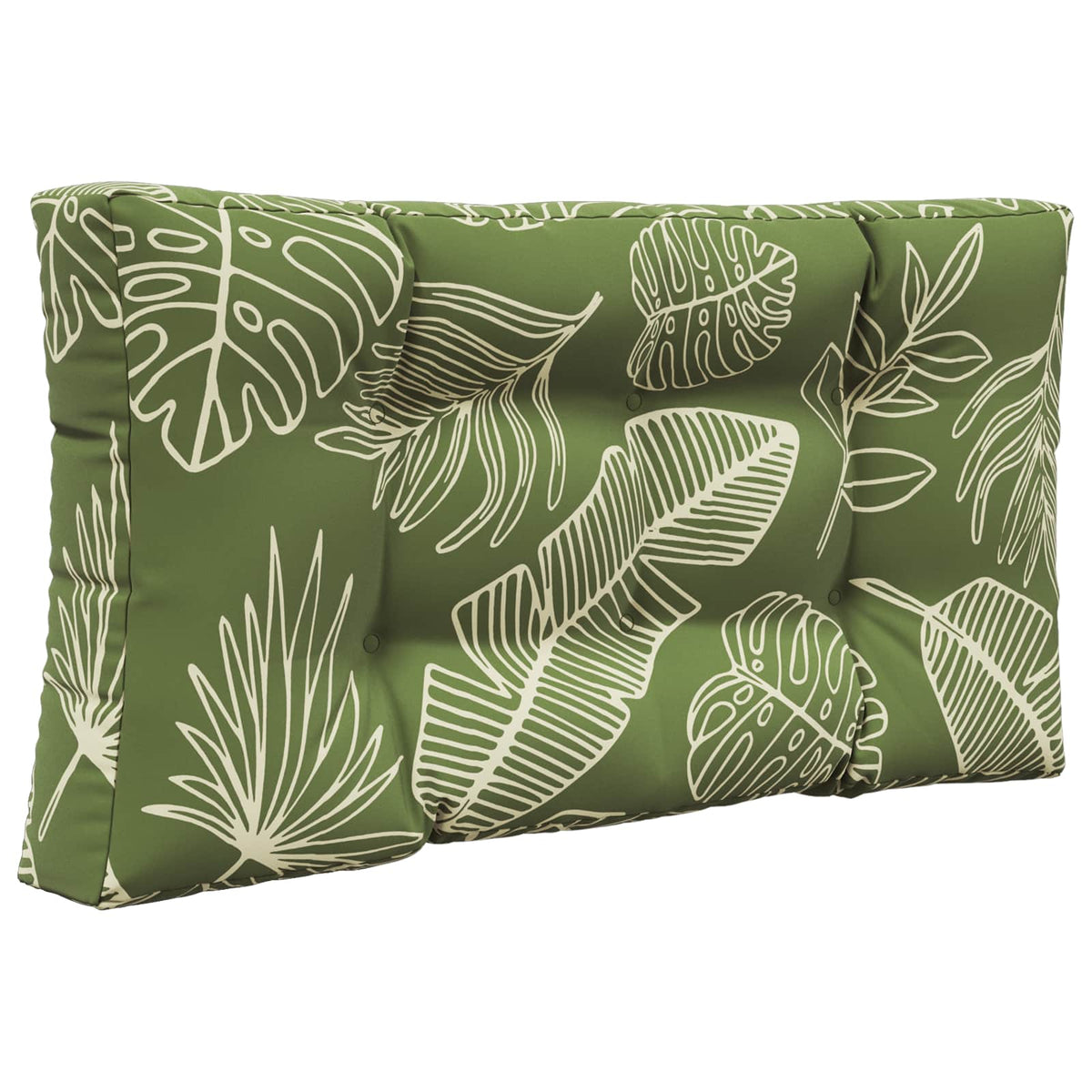 Udendørs Sofa Pude Polyester Bladdesign 80 x 80 cm Bladdesign