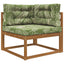 Udendørs Sofa Pude Polyester Bladdesign 80 x 80 cm Bladdesign