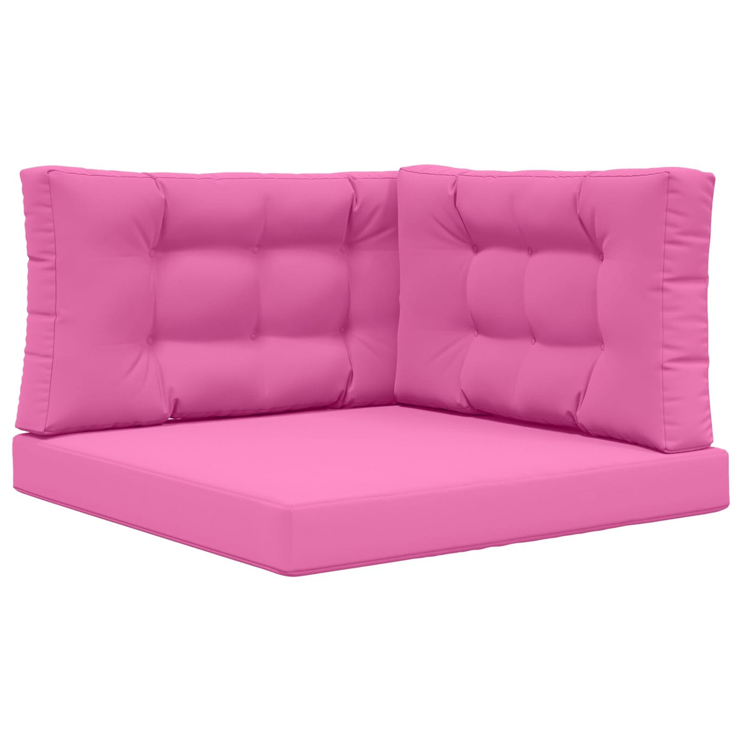 Udendørs Sofa Pude Polyester Lyserød 80 x 80 cm