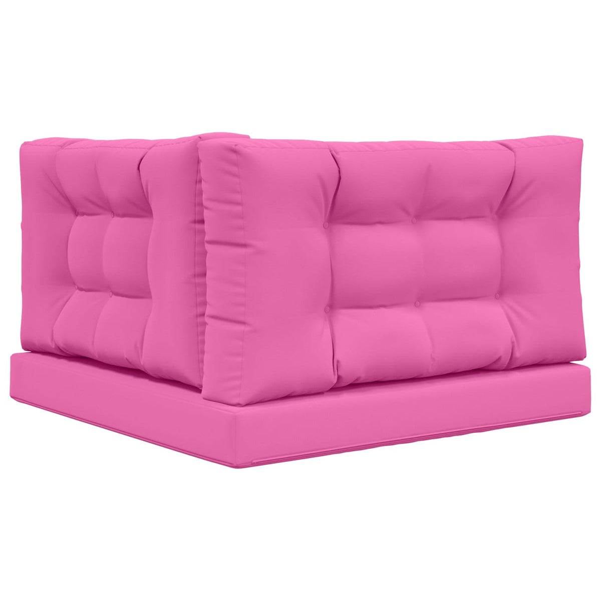 Udendørs Sofa Pude Polyester Lyserød 80 x 80 cm
