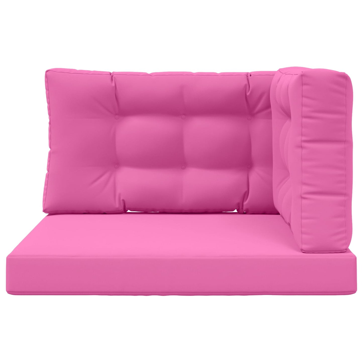 Udendørs Sofa Pude Polyester Lyserød 80 x 80 cm