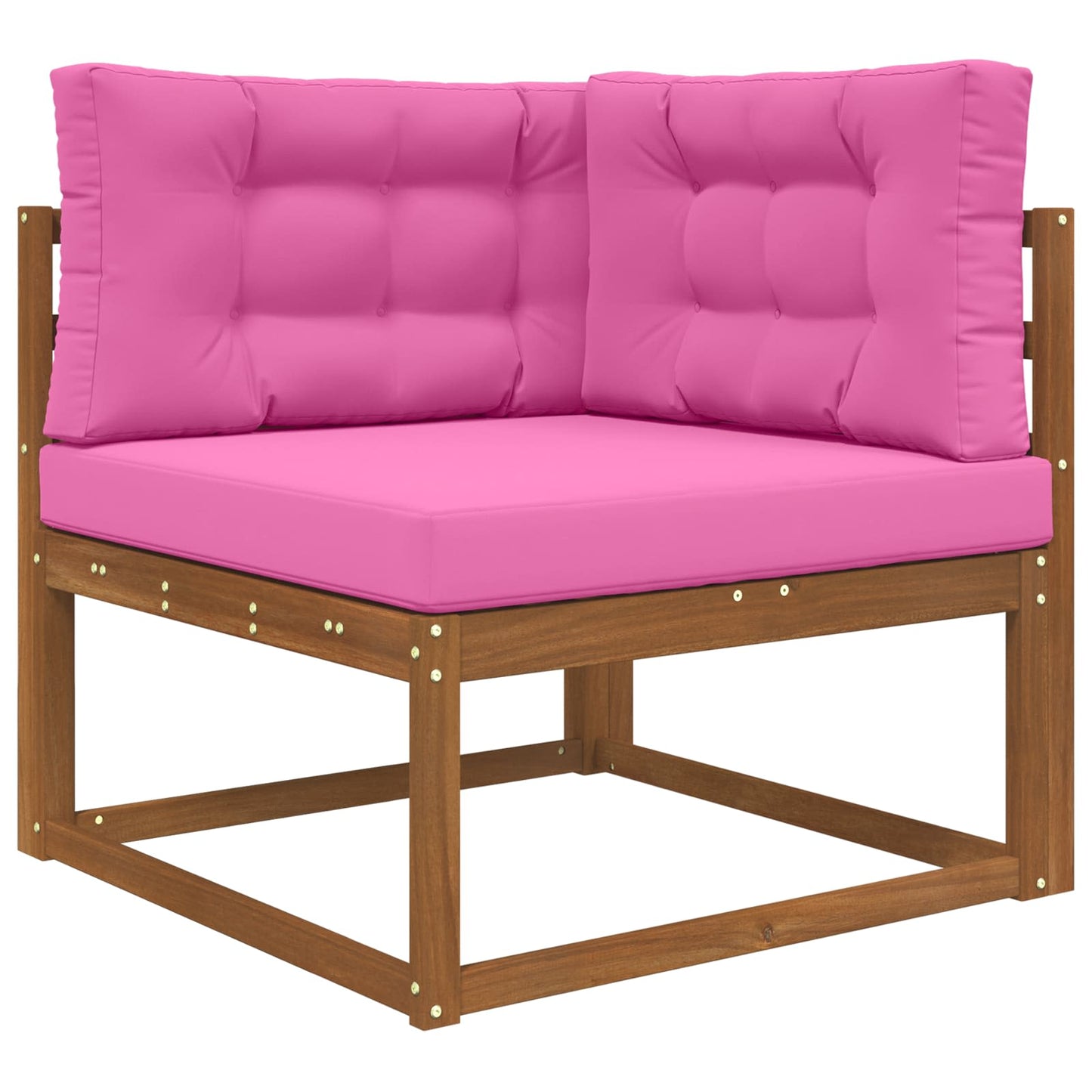 Udendørs Sofa Pude Polyester Lyserød 80 x 80 cm