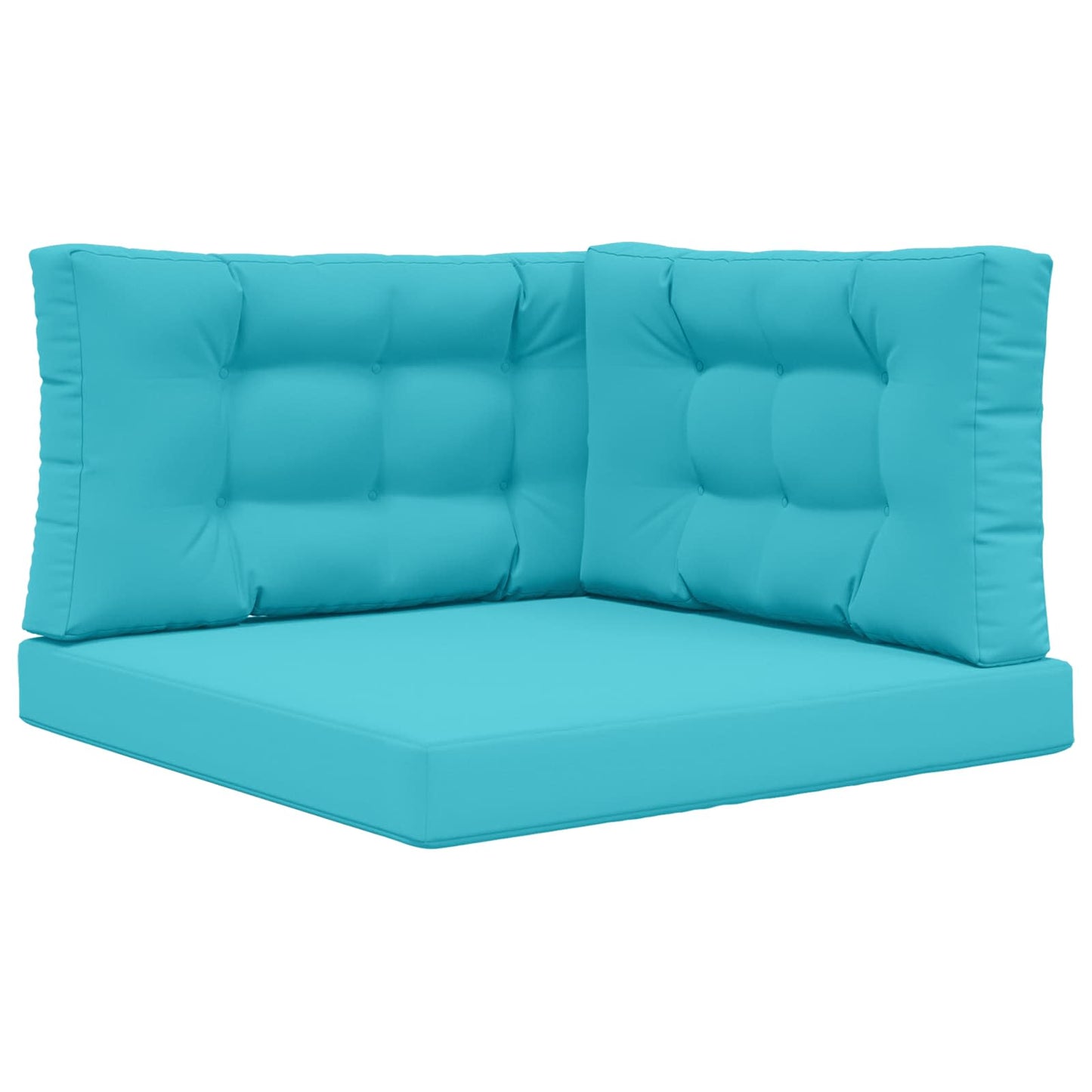 Udendørs Sofa Pude Polyester Turkis 80 x 80 cm