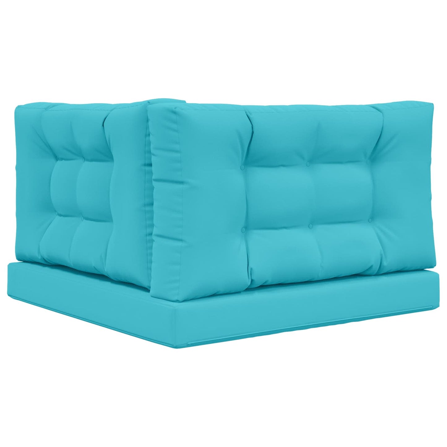Udendørs Sofa Pude Polyester Turkis 80 x 80 cm
