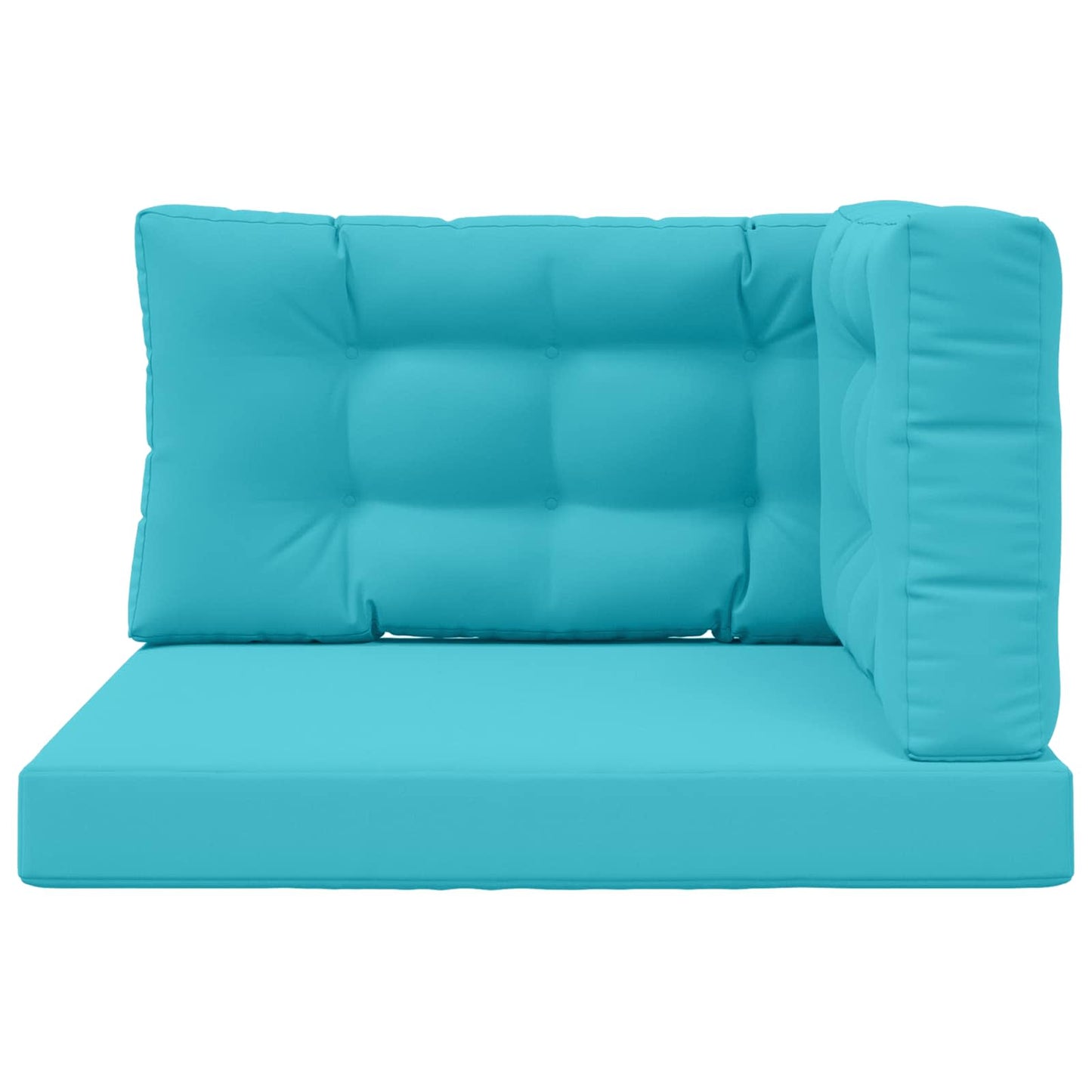 Udendørs Sofa Pude Polyester Turkis 80 x 80 cm