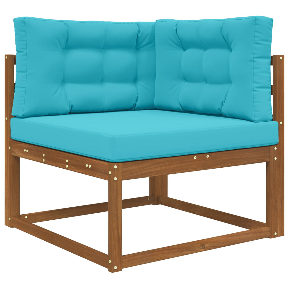 Udendørs Sofa Pude Polyester Turkis 80 x 80 cm