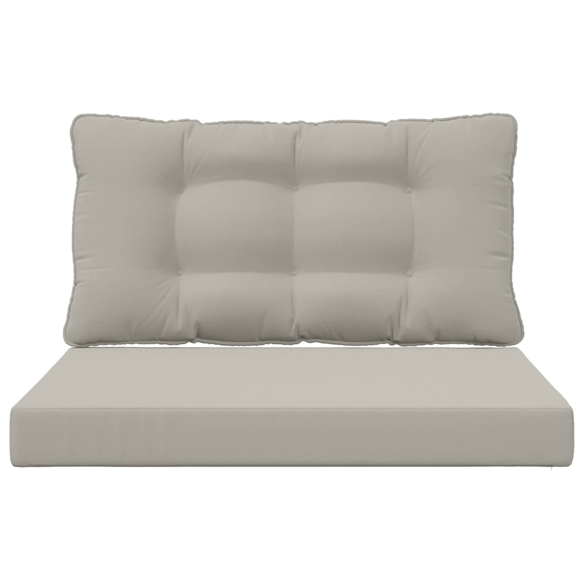 Udendørs Sofa Pude Polyester Grå 80 x 68,5 cm