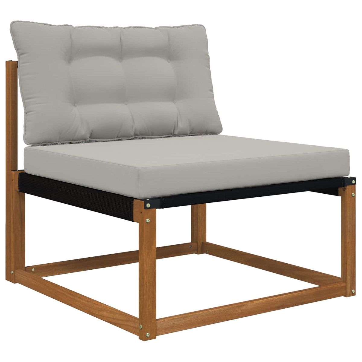 Udendørs Sofa Pude Polyester Grå 80 x 68,5 cm