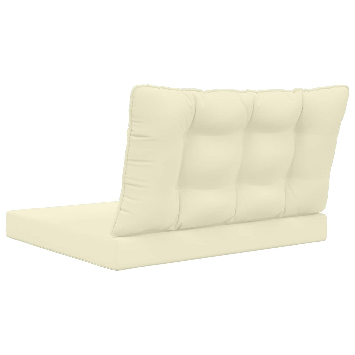 Udendørs Sofa Pude Polyester Cremefarvet 80 x 68,5 cm