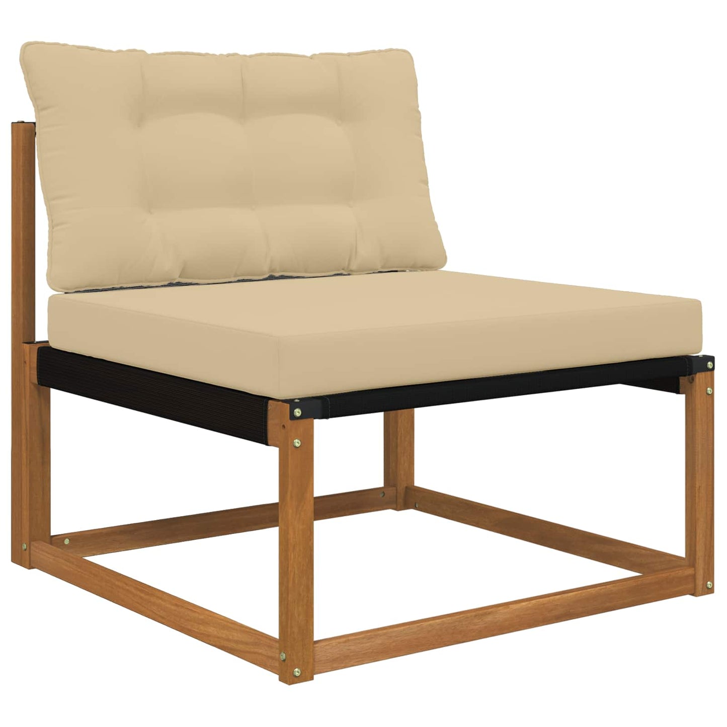 Udendørs Sofa Pude Polyester Beige 80 x 68,5 cm
