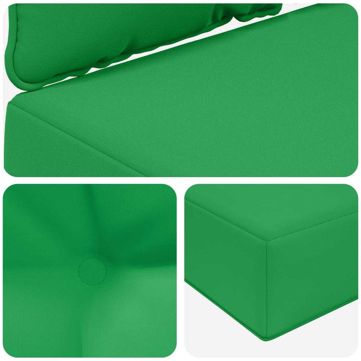 Udendørs Sofa Pude Polyester Grøn 80 x 68,5 cm