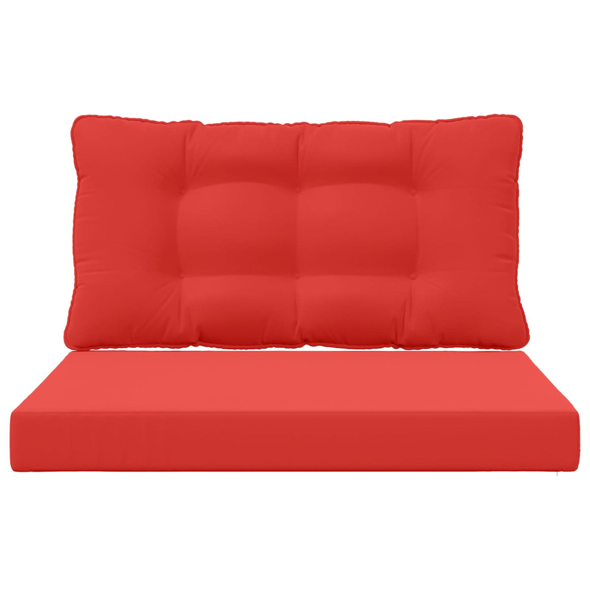 Udendørs Sofa Pude Polyester Rød 80 x 68,5 cm