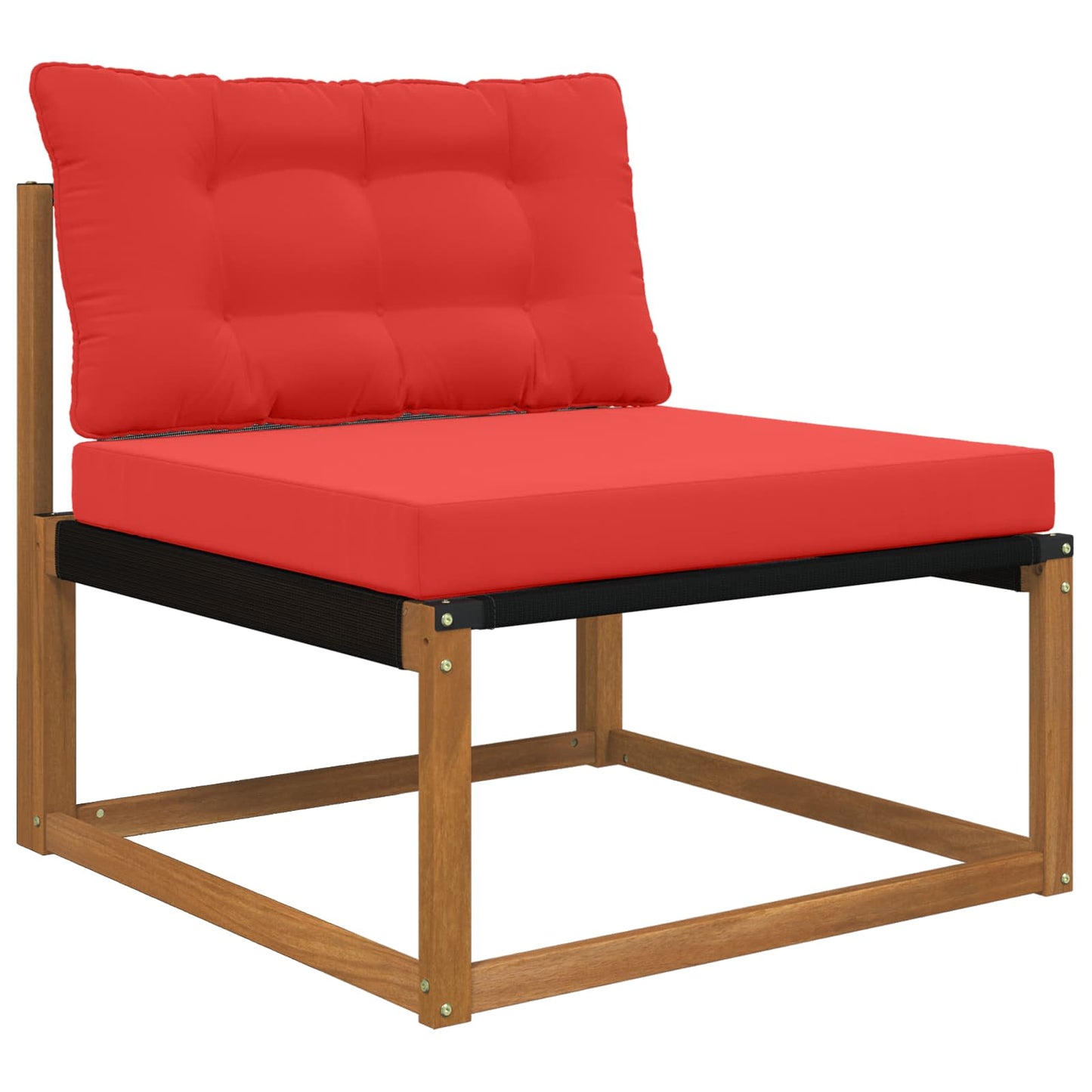 Udendørs Sofa Pude Polyester Rød 80 x 68,5 cm