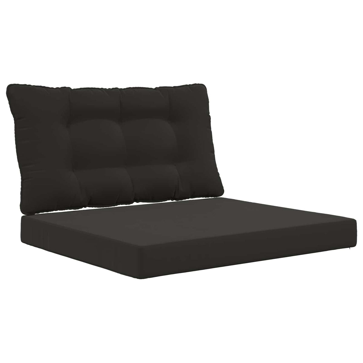 Udendørs Sofa Pude Polyester Sort 80 x 68,5 cm