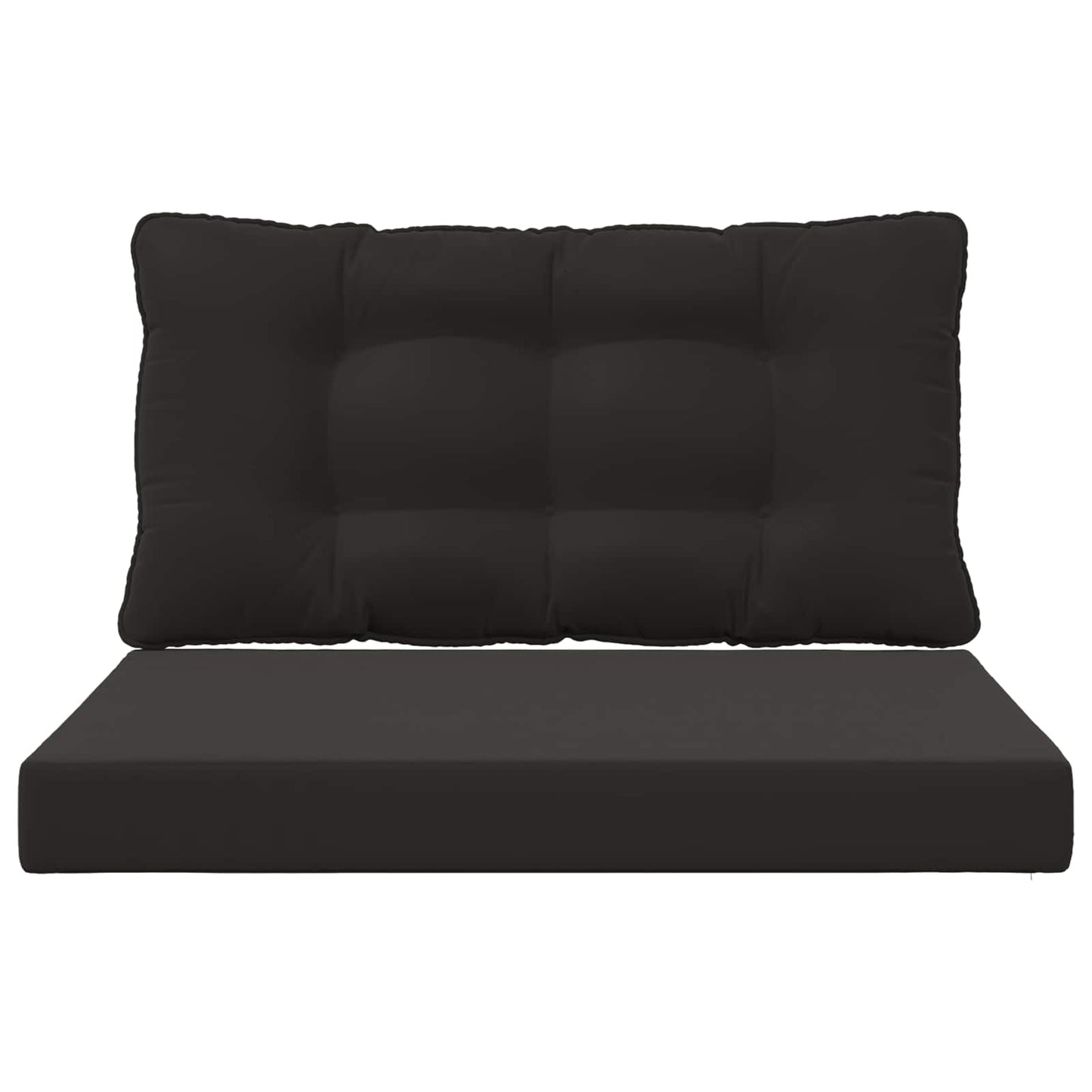 Udendørs Sofa Pude Polyester Sort 80 x 68,5 cm