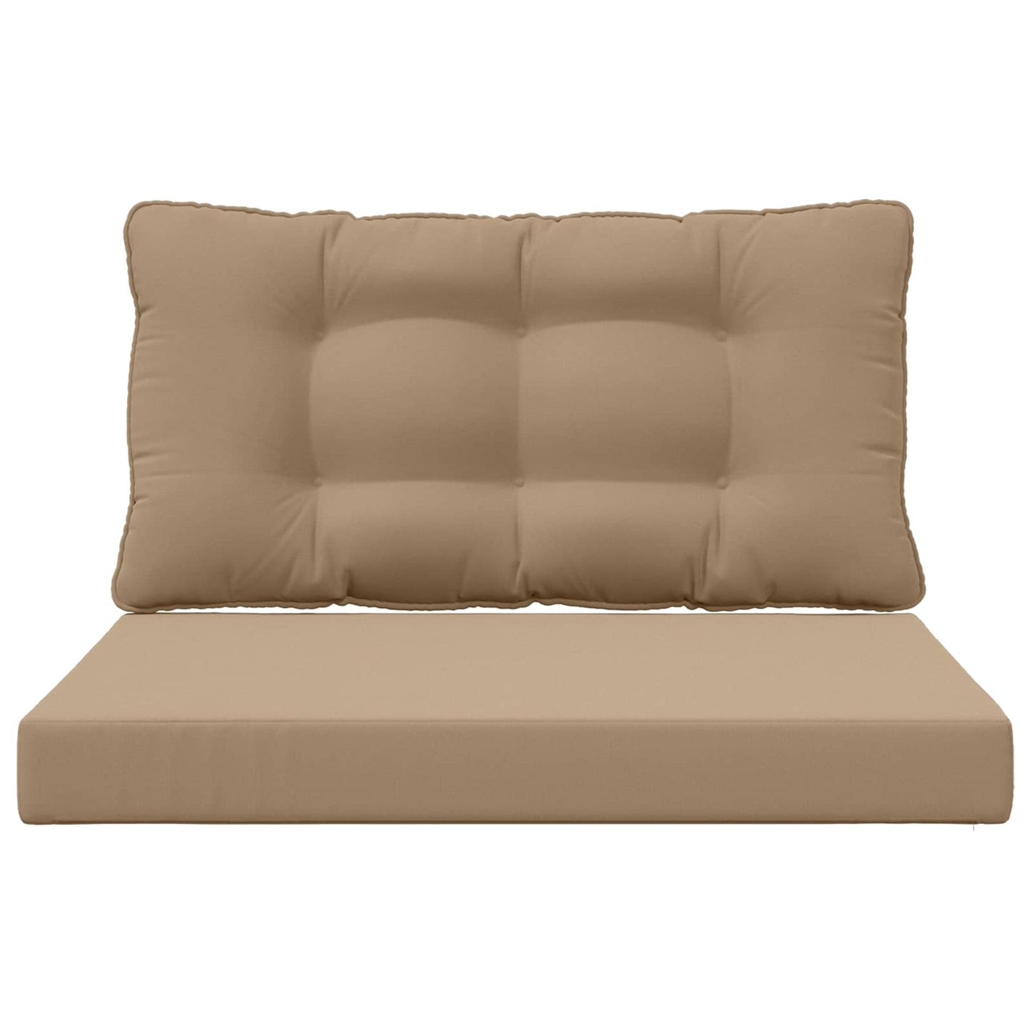Udendørs Sofa Pude Polyester Gråbrun 80 x 68,5 cm