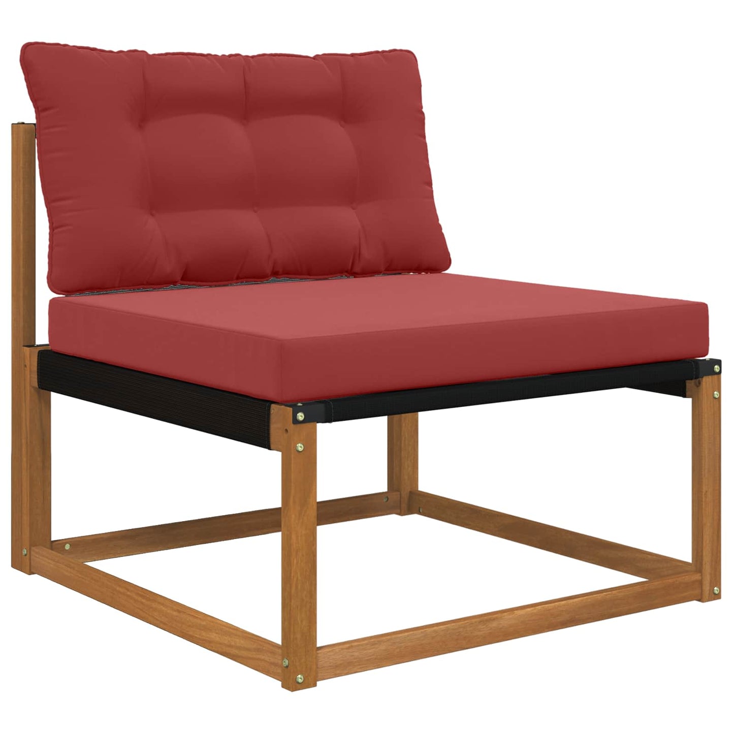 Udendørs Sofa Pude Polyester Vinrød 80 x 68,5 cm