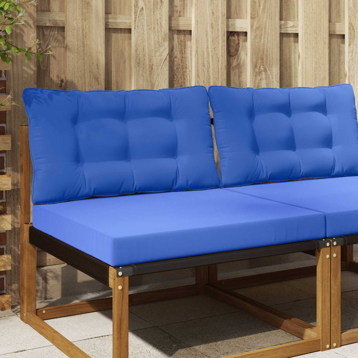Udendørs Sofa Pude Polyester Kongelig blå 80 x 68,5 cm