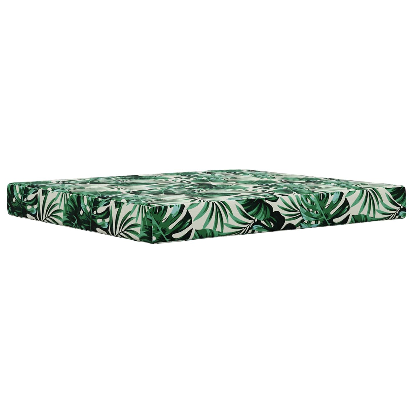 Udendørs Sofa Pude Polyester Bladmønster 80 x 68,5 cm