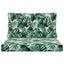 Udendørs Sofa Pude Polyester Bladmønster 80 x 68,5 cm