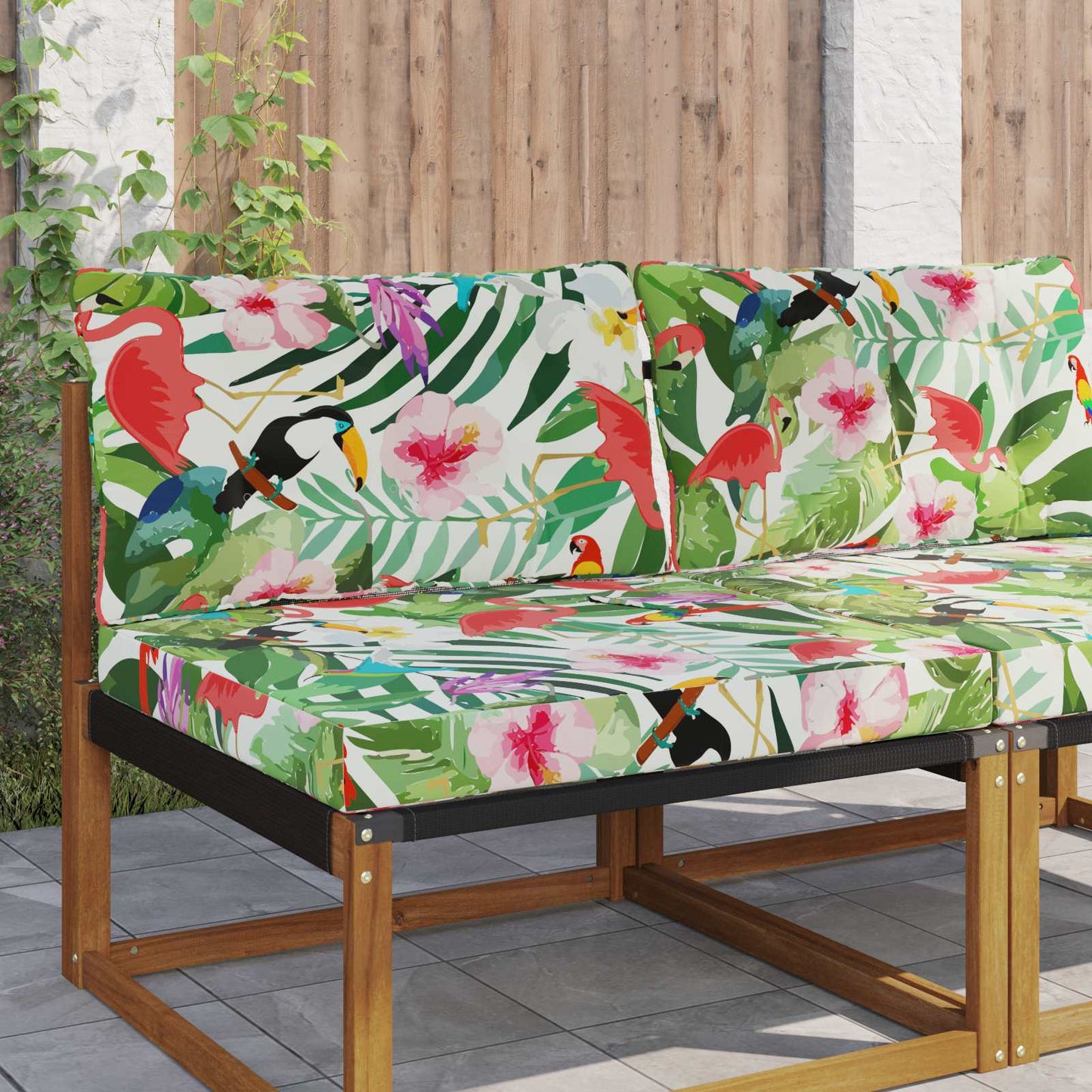 Udendørs Sofa Pude Polyester farverig 80 x 68,5 cm