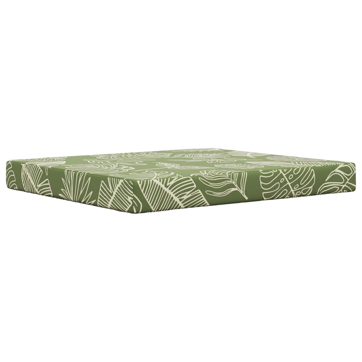 Udendørs Sofa Pude Polyester Bladdesign 80 x 68,5 cm Bladdesign