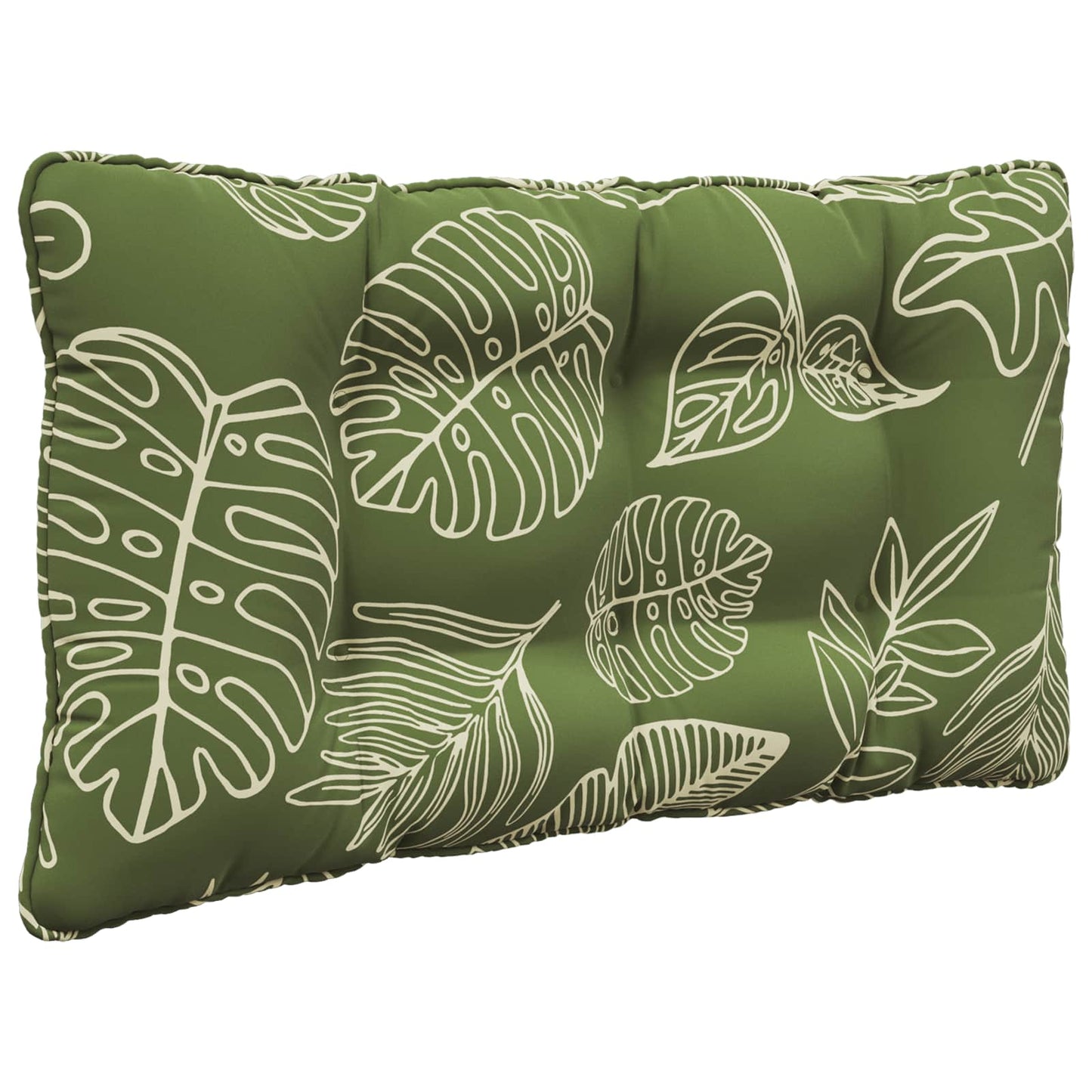 Udendørs Sofa Pude Polyester Bladdesign 80 x 68,5 cm Bladdesign
