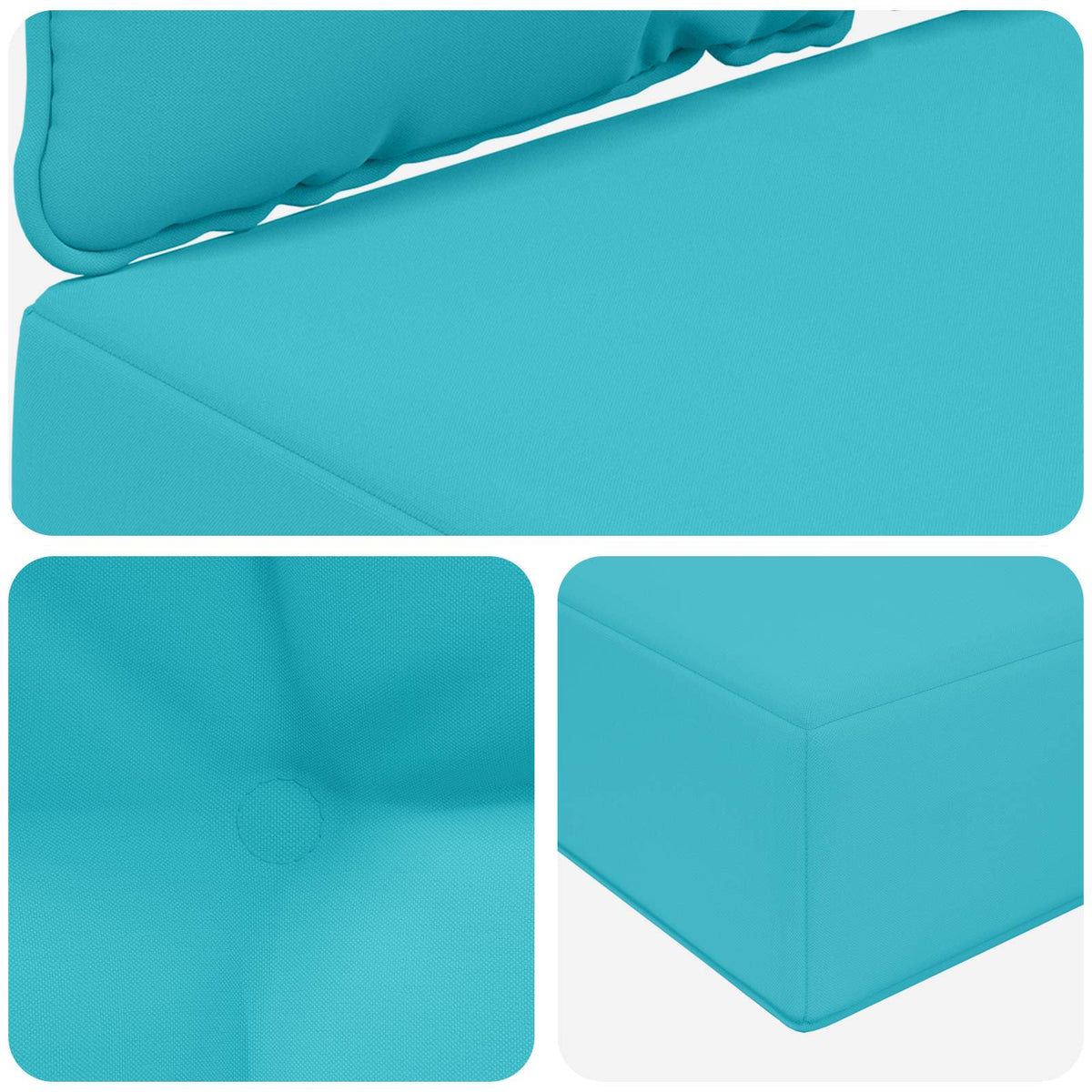 Udendørs Sofa Pude Polyester Turkis 80 x 68,5 cm