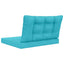 Udendørs Sofa Pude Polyester Turkis 80 x 68,5 cm