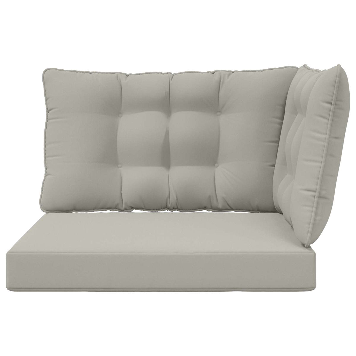 Udendørs Sofa Pude Polyester Grå 68,5 x 68,5 cm