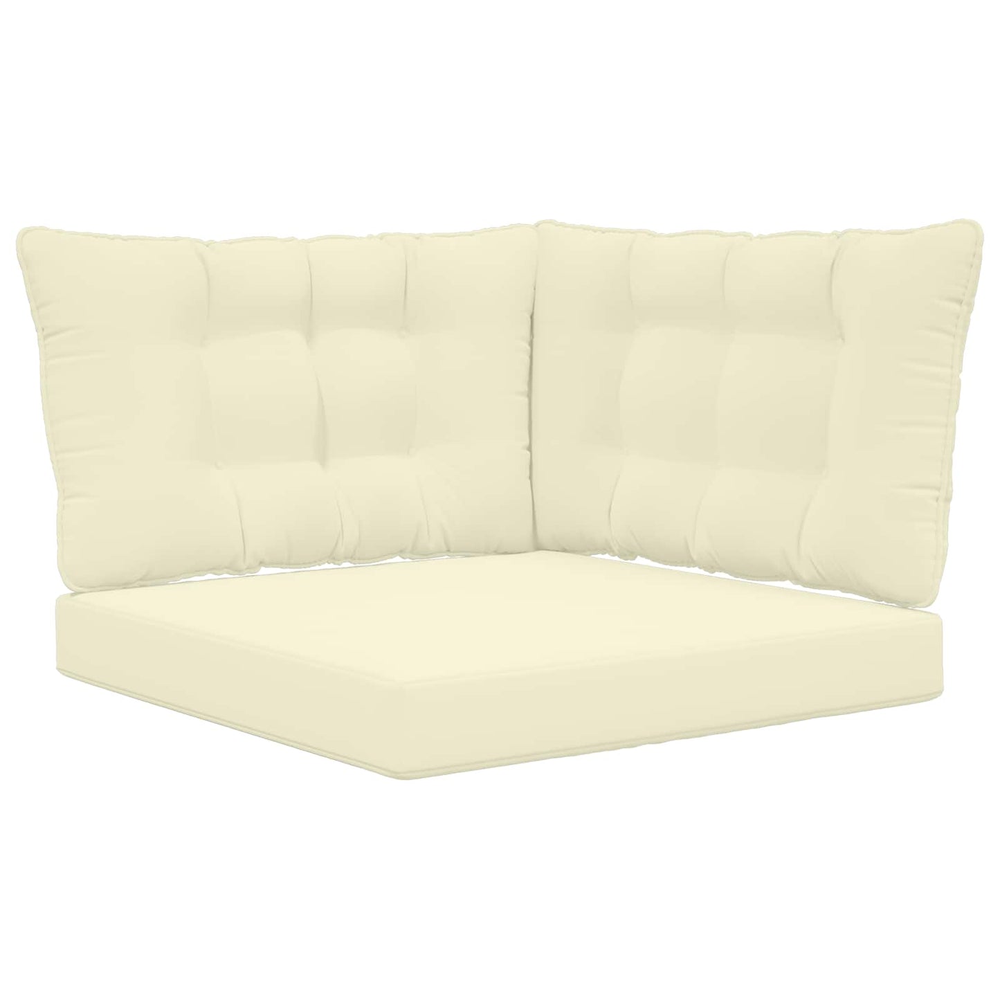 Udendørs Sofa Pude Polyester Cremefarvet 68,5 x 68,5 cm