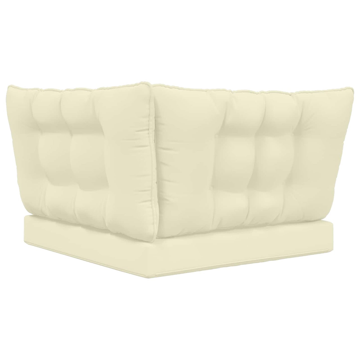 Udendørs Sofa Pude Polyester Cremefarvet 68,5 x 68,5 cm